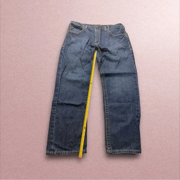 ariat fr m3 loose jeans men’s 40x32 blue denim baggy workwear - Picture 3 of 6